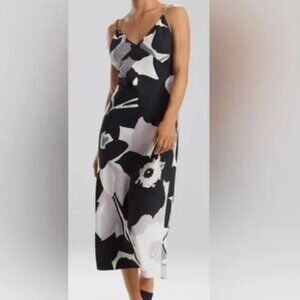 Natori Bonita Spaghetti-strap Lounge Gown Dress Small